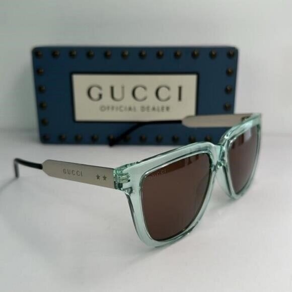 💯- New Authentic GUCCI Unisex Rectangular Sunglasses GG0976S-002-56 - Picture 4 of 13